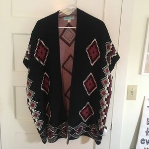 Shawl/open front cardigan